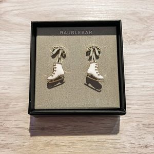 2 in 1 ice skate Baublebar earrings